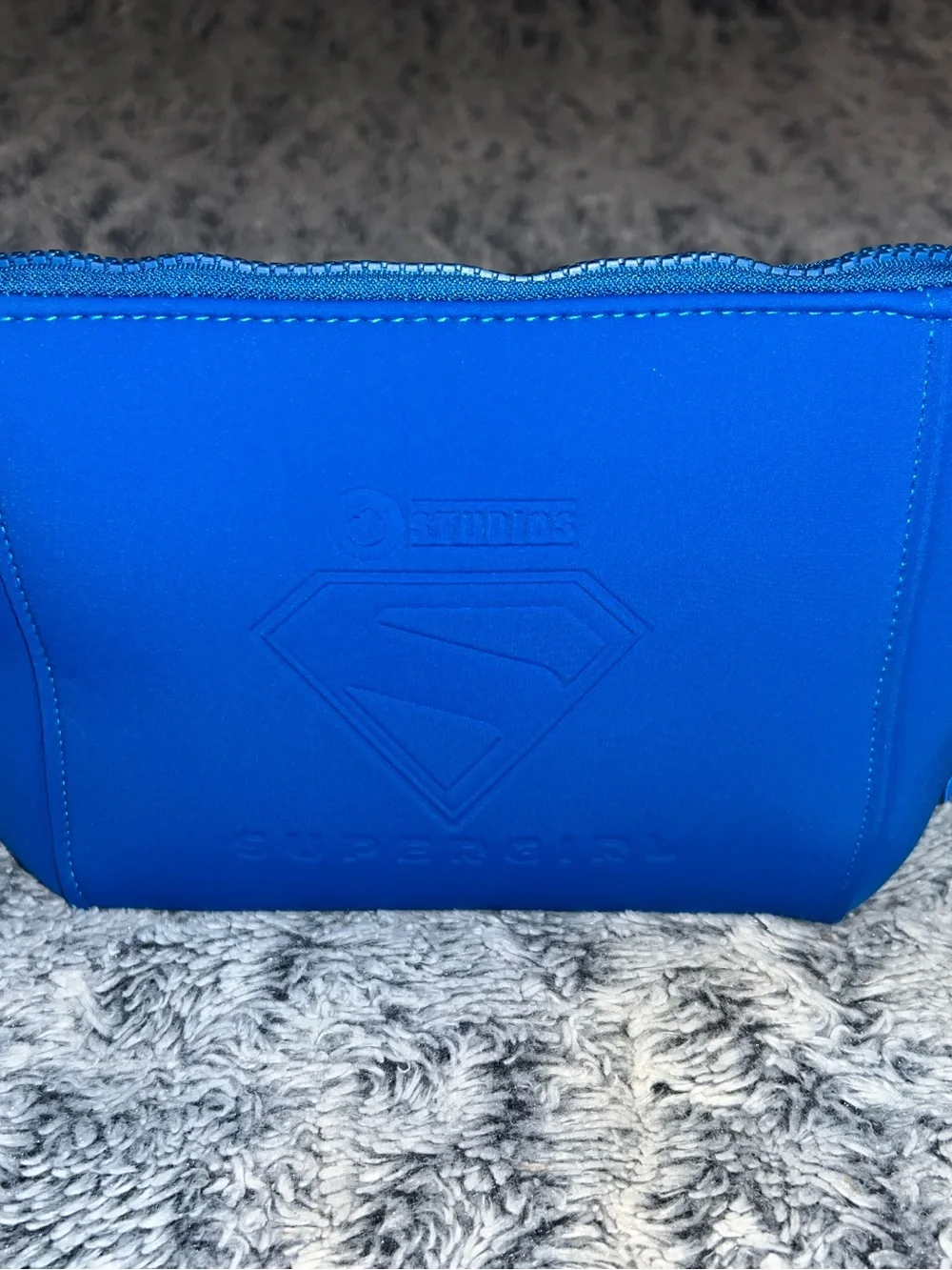 Joico Supergirl Makeup Bag Pouch Bright Blue